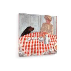 Tablou pe panza (canvas) - Pierre Bonnard - The red-chequered Tablecloth AEU4-KM-CANVAS-1200