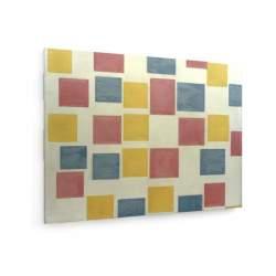 Tablou pe panza (canvas) - Piet Mondrian - Composition with Coloured Areas - Painting 1917 AEU4-KM-CANVAS-892