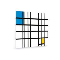 Tablou pe panza (canvas) - Piet Mondrian - Rhythm of Black Lines AEU4-KM-CANVAS-1487
