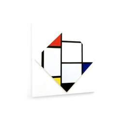 Tablou pe panza (canvas) - Piet Mondrian - Tableau No. IV - Rhombus shape AEU4-KM-CANVAS-901