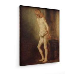 Tablou pe panza (canvas) - Rembrandt - Christ at the Column - Painting AEU4-KM-CANVAS-977