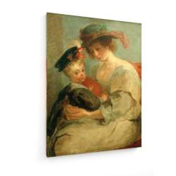 Tablou pe panza (canvas) - Renoir after Rubens - Helene Fourment-1863 AEU4-KM-CANVAS-1691