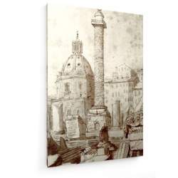 Tablou pe panza (canvas) - Rome - Trajan's Column - Turner - 1835 AEU4-KM-CANVAS-1668