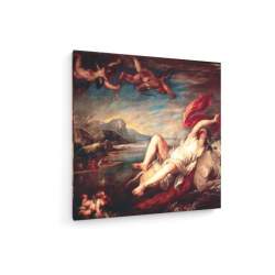 Tablou pe panza (canvas) - Rubens after Titian - Rape of Europa AEU4-KM-CANVAS-1689