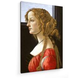 Tablou pe panza (canvas) - Sandro Botticelli - Female profile portrait - ca. 1480 AEU4-KM-CANVAS-648