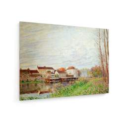 Tablou pe panza (canvas) - Sisley - Evening in Moret - 1888 AEU4-KM-CANVAS-986