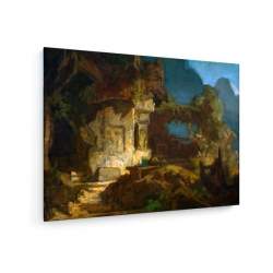 Tablou pe panza (canvas) - Spitzweg - Rock Chapel - Painting - 1865 AEU4-KM-CANVAS-1571