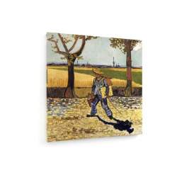 Tablou pe panza (canvas) - Vincent Van Gogh - On the way to work AEU4-KM-CANVAS-674