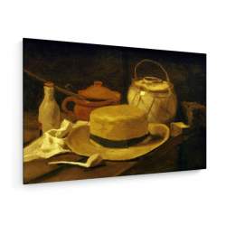 Tablou pe panza (canvas) - Vincent van Gogh - Still life with yellow straw hat - 1881 AEU4-KM-CANVAS-683