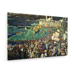 Tablou pe panza (canvas) - Wassily Kandinsky - Arrival of the Merchants AEU4-KM-CANVAS-1234