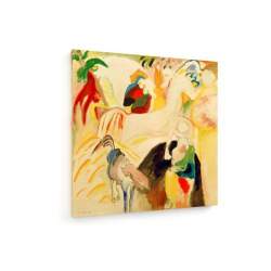 Tablou pe panza (canvas) - Wassily Kandinsky - Horses - Painting 1909 AEU4-KM-CANVAS-775