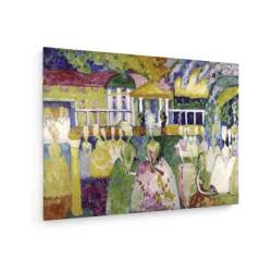 Tablou pe panza (canvas) - Wassily Kandinsky - Ladies in Crinolines - 1909 AEU4-KM-CANVAS-602