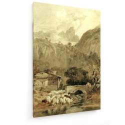Tablou pe panza (canvas) - William Turner - Aiguillette from Cluse valley AEU4-KM-CANVAS-847
