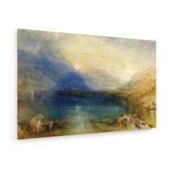 Tablou pe panza (canvas) - William Turner - Lake Zug - Watercolor AEU4-KM-CANVAS-839