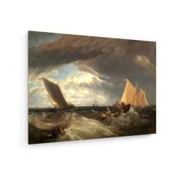 Tablou pe panza (canvas) - William Turner - The Junction of the Thames and the Medway AEU4-KM-CANVAS-890