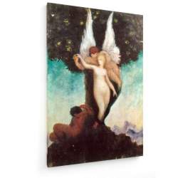 Tablou pe panza (canvas) - Winged Ephebos with Nude - M. Moreau - Painting AEU4-KM-CANVAS-1718