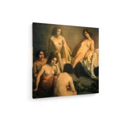 Tablou pe panza (canvas) - Emile Bernard - In the brothel AEU4-KM-CANVAS-1873