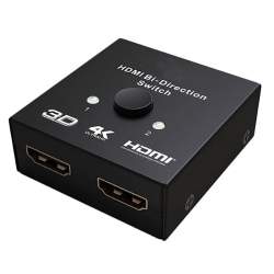 Comutator HDMI bi-directional 2x1 Switch sau 1x2 Splitter, cu doua porturi, TarTek MTEK-TRLHD2