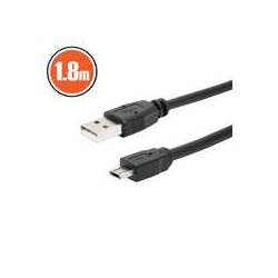 Cablu USB 2.0fisa A - fisa B (micro)1,8 m ManiaMall Cars
