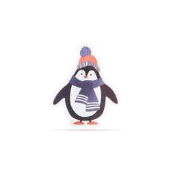 Decoraţie de Crăciun cu LED RGB - autocolant - model pinguin ManiaMall Cars