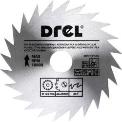 Disc circular 125 mm 24T, DREL MART-CON-TCV-1202