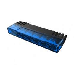 Stroboscop profesional 6 LED-uri NR6 Albastru Grila Politie SRI MVAE-1443