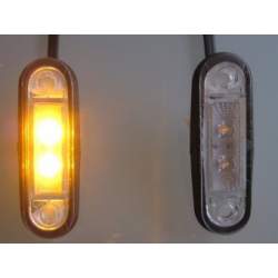 Lampa gabarit ovala cu LED -FT-015 Fristom Galbena bull-bar MVAE-572