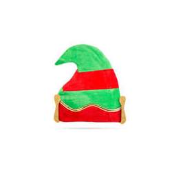 Căciulă de Elf - poliester - roșu / verde - 35 x 32 cm ManiaMall Cars