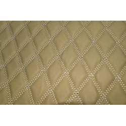 Material piele eco interior auto covorase tavita portbagaj Bej cusatura Bej MALE-6096