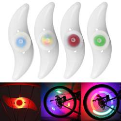 Iluminat LED Decorativ pentru Spite Bicicleta cu 3 Tipuri de Iluminare, Culoare Rosu
