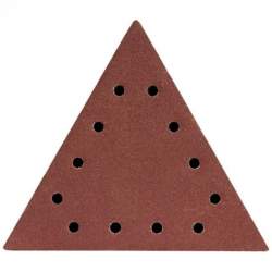 Abrazive/smirghel triunghiular cu scai, gauri, P60, set 5 buc, 285 mm, Dedra MART-DED7749T0