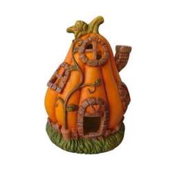 Decoratiune Halloween, Strend Pro Hobbit, casuta dovleac, ceramica, 34 cm FMG-SK-8090470
