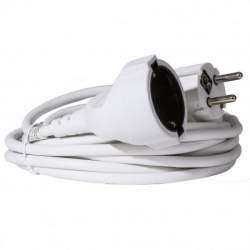 Cablu prelungitor cu cupla Home  NV 2-10/W, lungime 10 m, alb FMG-NV2-10/W
