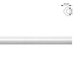 Plinta polistiren, alba, 25x14 mm, 2 m MART-DW02D