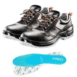 Pantofi de lucru din piele, S1P, SRA, talpici/branturi, marimea 40, NEO MART-82-011