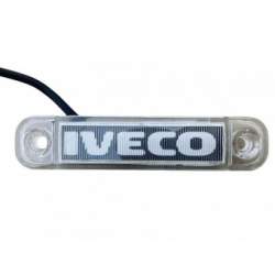 Lampa de gabarit cu LOGO IVECO alb 12v-24v MVAE-2462