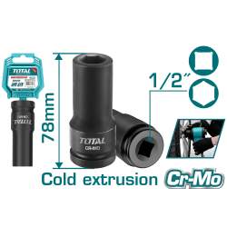 TOTAL - Cheie tubulara de impact - 12x78mm - MTO-THDIS12121L