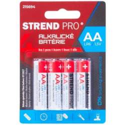 Set 4 baterii alcaline Strend Pro, LR6, AA, 1.5 V FMG-SK-215694
