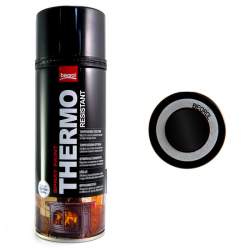 Vopsea spray acrilic rezistent la temperatura 600 grade, negru-Black Nero 400ml MART-740005