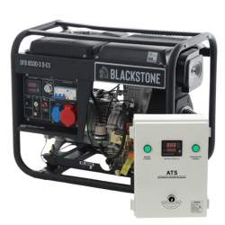 Generator de curent Diesel Blackstone OFB 8500-3 D-ES, putere nominala 6 kW, Trifazat, AVR, ATS pornire automata FMG-K601428
