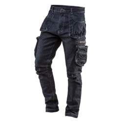 Pantaloni de lucru tip blugi cu 5 buzunare, model Denim, marimea L/52, NEO MART-81-229-L