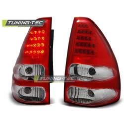 Stopuri LED compatibile cu Toyota LAND CRUISER 120 03-09 Rosu Alb LED KTX3-LDTO07