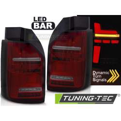 Stopuri LED LED BAR TAIL LIGHTS Rosu Fumuriu SEQ VW T6.1 20- OEM BULB KTX3-LDVWS2