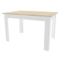 Masa pentru sufragerie/living, Artool, lemn, stejar sonoma si alb, 120x80x75 cm MART-15387_1