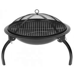 Gratar gradina, grill rotund, metal, 54x25 cm, Homefire BBQ MART-2171807