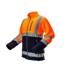 Geaca de lucru, reflectorizanta, lana polara, portocaliu, model Visibility, marimea XL/56, NEO MART-81-741-XL