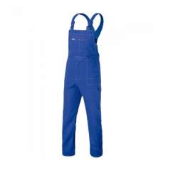Pantaloni de lucru cu pieptar, salopeta, albastru, model Confort, 176 cm, marimea L MART-380039