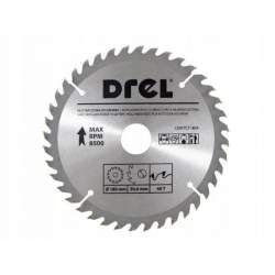 Disc circular vidia, 40 dinti, 180 mm, Drel MART-CON-TCT-1804