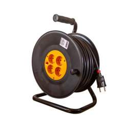 Prelungitor/derulator electric pe tambur, 20 m, 3x1.5 mp, Gelux MART-GL-DR2E1520