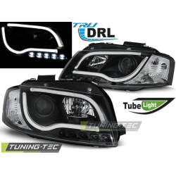 Faruri compatibile cu Audi A3 8P 05.03-03.08 LED TUBE LIGHTS Negru TRU DRL KTX3-LPAUB1